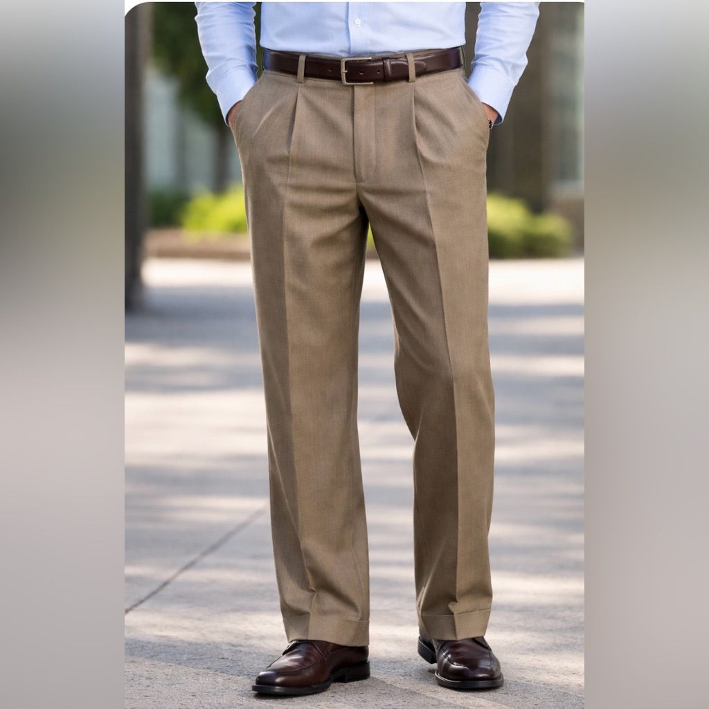 Perry Ellis America Tan Dress Pants